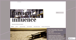 Desktop Screenshot of foreigninfluence.com